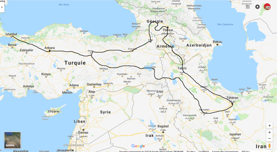 TURQUIE - GEORGIE - ARMENIE - IRAN Juillet - Aout 2016