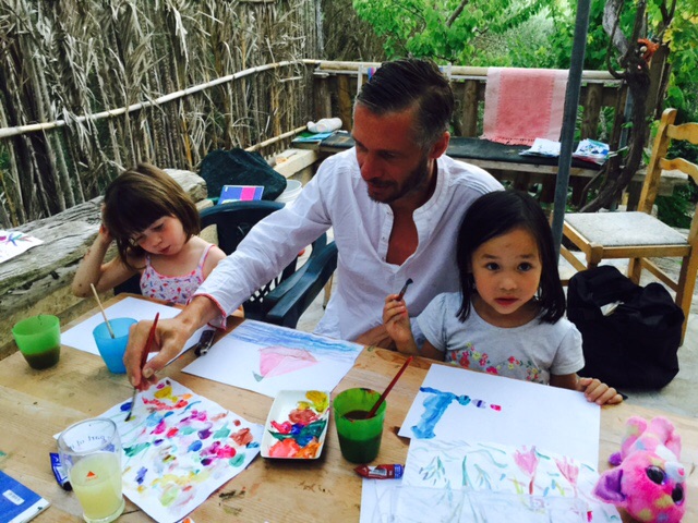 Sous les oliviers ... La mer  Sous les oliviers ... La mer